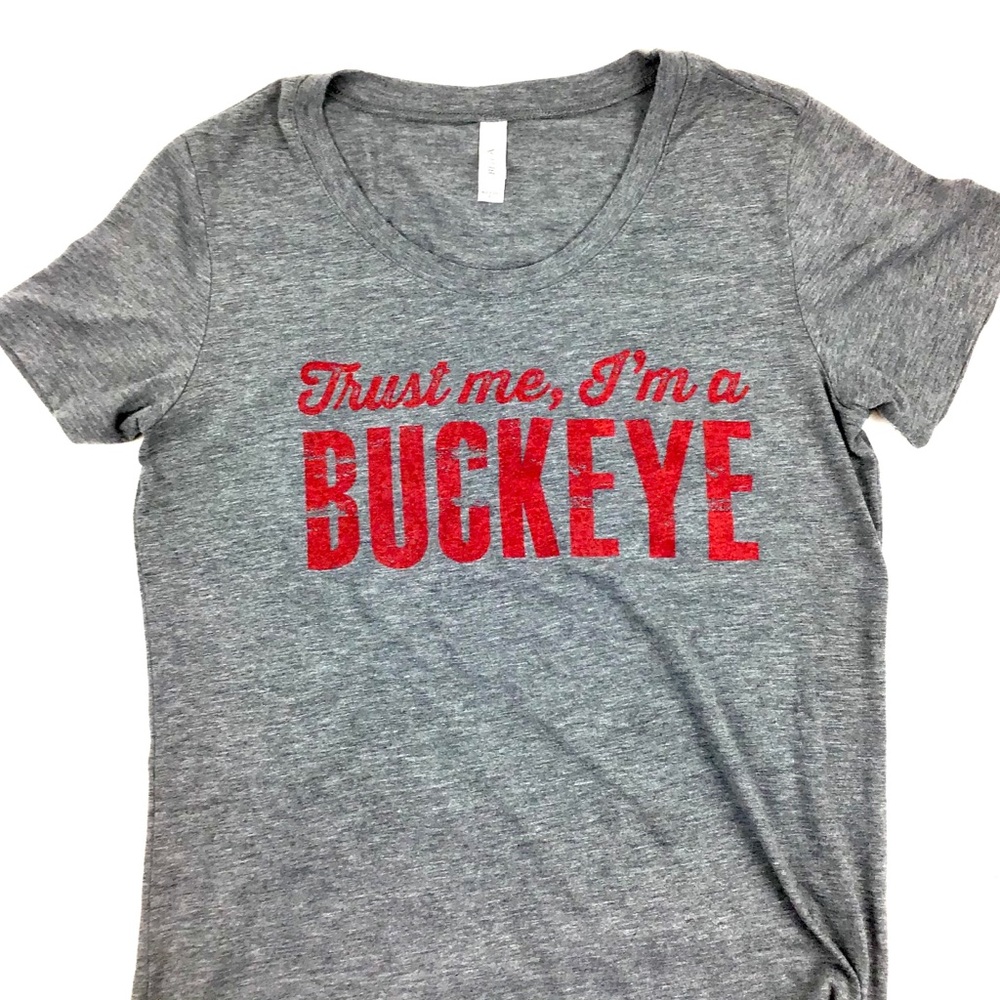 Bella Canvas OSU Buckeye Trust Triblend Scoop Tee